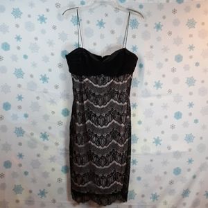 KIR Black Lace Cocktail Dress Size 10